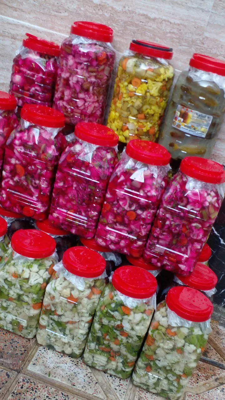ترشی های خوشرنگ و خوشمزه کدبانو