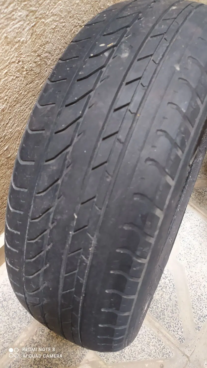دو عدد تایر دست دوم پراید